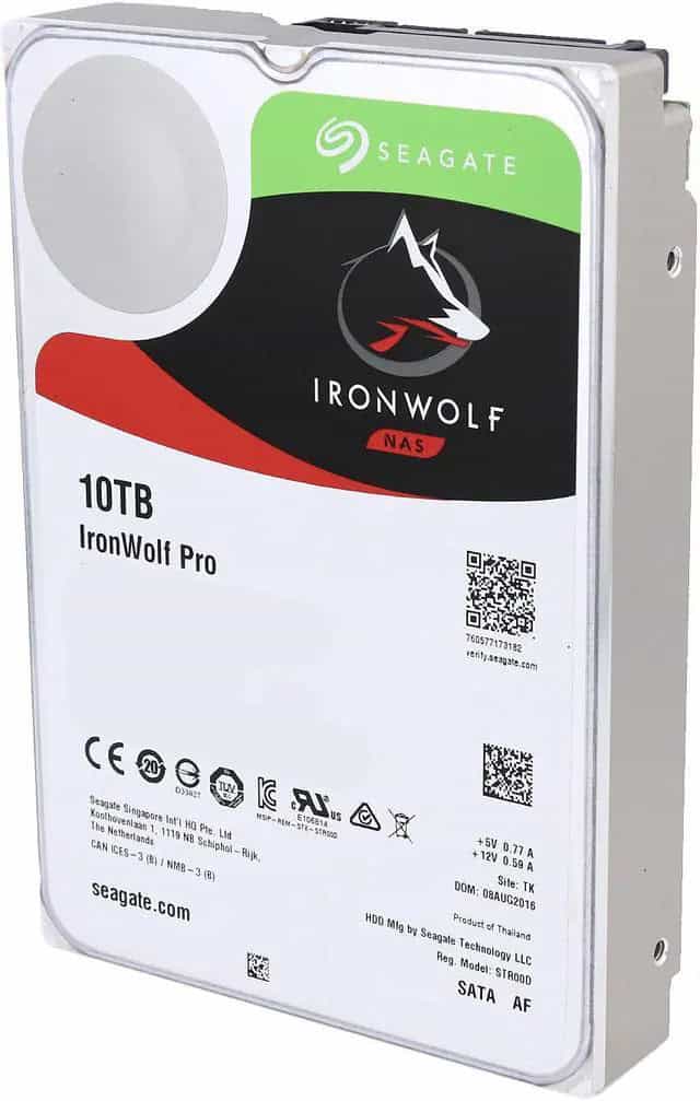 Seagate IronWolf Pro ST10000NE0004 10TB 7.2K RPM SATA 6Gb/s 3.5in Hard Drive (ST10000NE0004) thumbnail