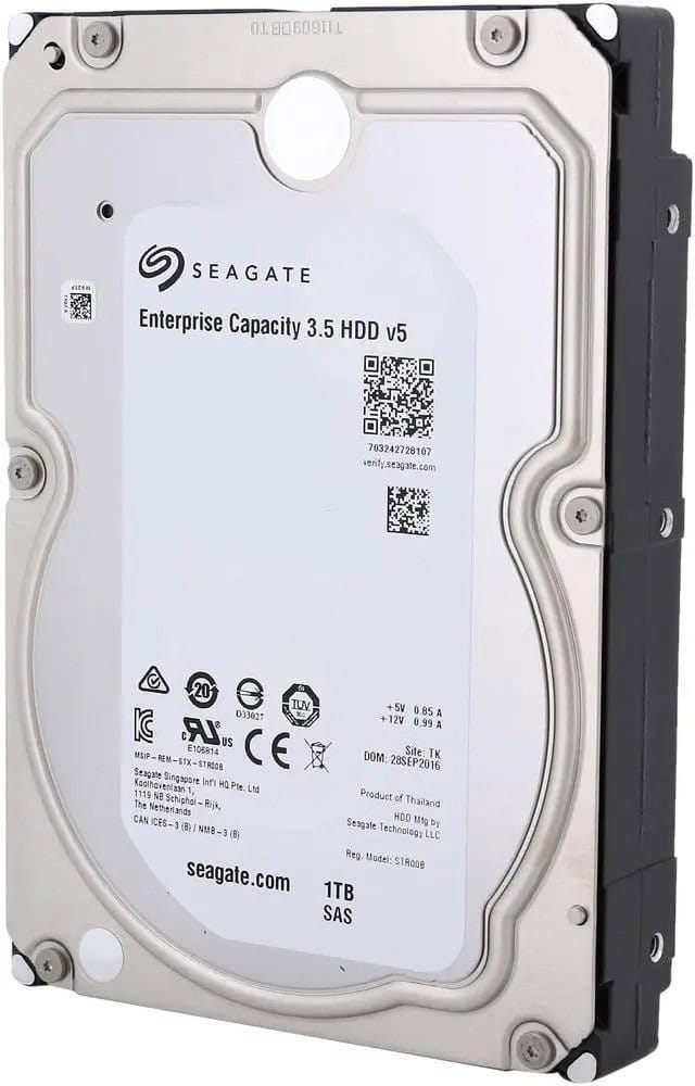 Seagate Exos 7E8 ST1000NM0045 1TB 7.2K RPM SAS 12Gb/s 512n 128MB 3.5 Hard Drive (ST1000NM0045) thumbnail