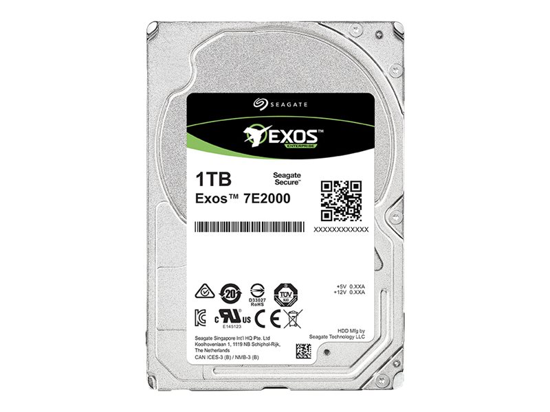 Seagate Exos 7E2000 ST1000NX0353 1TB 7.2K RPM SATA 6Gb/s 512e 128MB 2.5 SED Hard Drive (ST1000NX0353) thumbnail