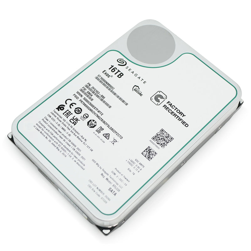 Seagate Exos X16 ST16000NM002C 16TB 7.2K RPM SATA 6Gb/s 512e 3.5in Hard Drive (ST16000NM002C) thumbnail