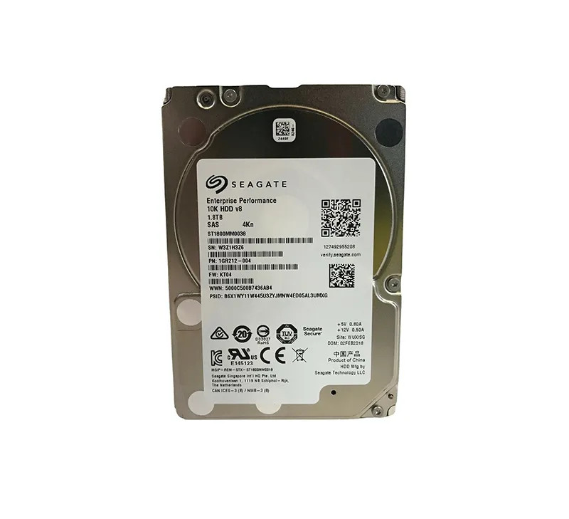 Seagate Enterprise Performance ST1800MM0038 1.8TB 10K RPM SAS 12Gb/s 4Kn 64MB 2.5 SED Hard Drive (ST1800MM0038) thumbnail
