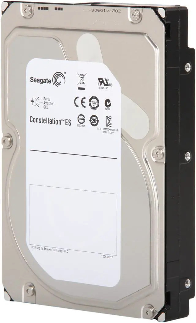 Seagate Constellation ST2000NM0001 2TB 7.2K RPM SAS 6Gb/s 64MB 3.5 Hard Drive (ST2000NM0001) thumbnail