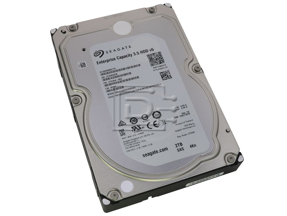 Seagate Exos 7E8 ST2000NM0115 2TB 7.2K RPM SAS 12Gb/s 4Kn 128MB 3.5 Hard Drive (ST2000NM0115) thumbnail