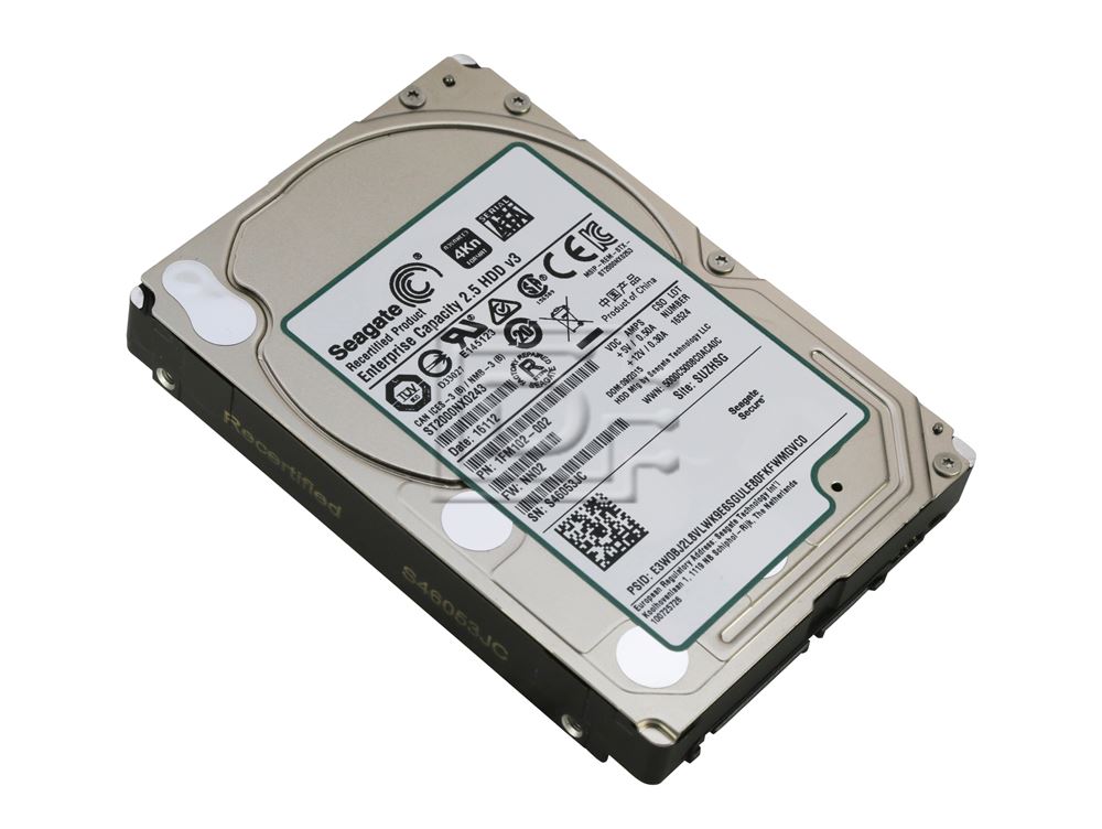 Seagate Exos 7E2000 ST2000NX0283 2TB 7.2K RPM SATA 6Gb/s 4Kn 128MB 2.5 SED Hard Drive (ST2000NX0283) thumbnail