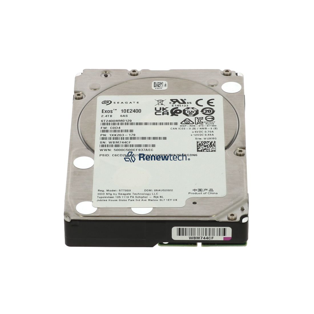 Seagate Exos 10E2400 ST2400MM0139 2.4TB 10K RPM SAS 12Gb/s 512e/4Kn 256MB 2.5 SED FastFormat Hard Drive (ST2400MM0139) thumbnail
