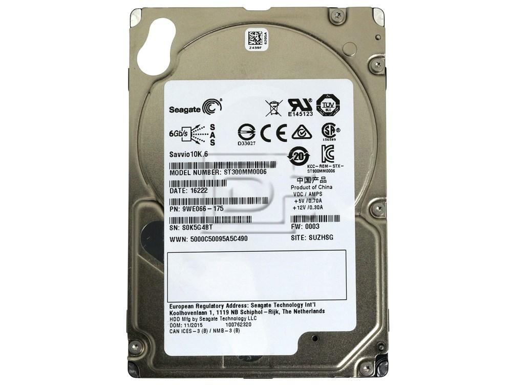 Seagate Savvio 10K.6 ST300MM0006 300GB 10K RPM SAS 6Gb/s 512n 2.5in Hard Drive (ST300MM0006) thumbnail