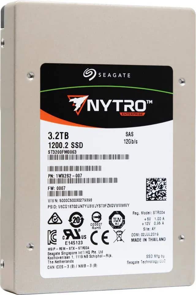 Seagate Nytro 1200.2 ST3200FM0063 3.2TB SAS 12Gb/s 2.5 Solid State Drive (ST3200FM0063) thumbnail