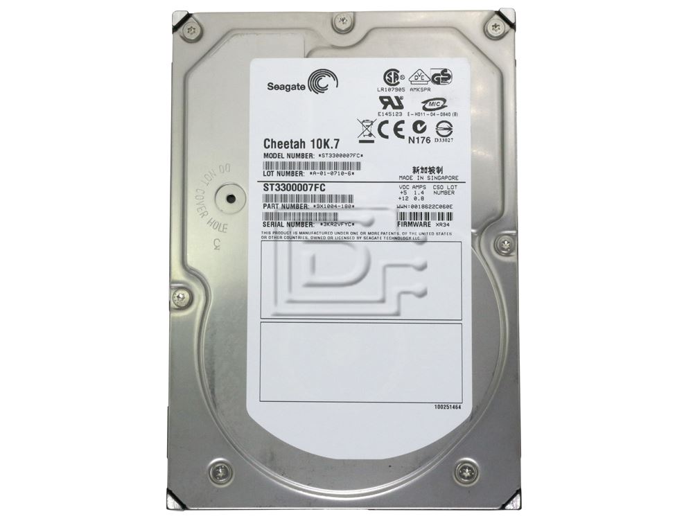 Seagate Cheetah 10K.7 ST3300007FC 300GB 10K RPM FC 2Gb/s 8MB 3.5 Hard Drive (ST3300007FC) thumbnail