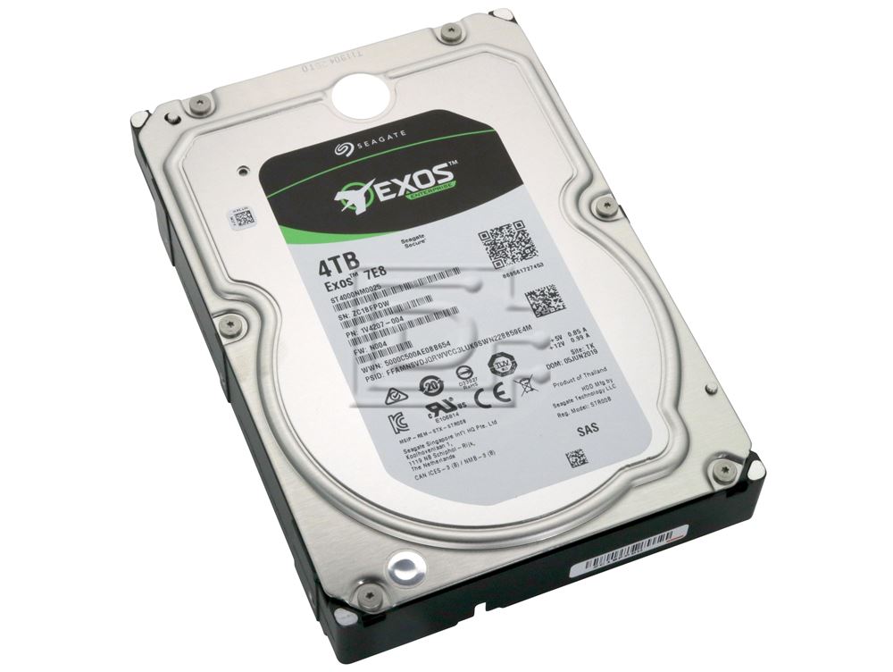 Seagate Exos 7E8 ST4000NM0025 4TB 7.2K RPM SAS 12Gb/s 512n 128MB 3.5 Hard Drive (ST4000NM0025) thumbnail