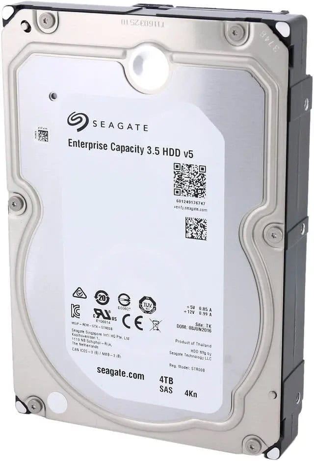 Seagate Exos 7E8 ST4000NM0095 4TB 7.2K RPM SAS 12Gb/s 4Kn 128MB 3.5 Hard Drive (ST4000NM0095) thumbnail