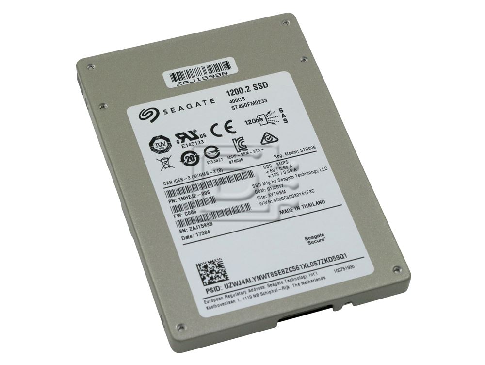 Seagate Nytro 1200.2 ST400FM0233 400GB SAS 12Gb/s 2.5 Solid State Drive (ST400FM0233) thumbnail
