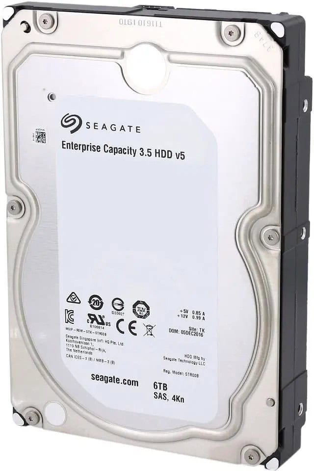 Seagate Exos 7E8 ST6000NM0105 6TB 7.2K RPM SAS 12Gb/s 4Kn 256MB 3.5 Hard Drive (ST6000NM0105) thumbnail
