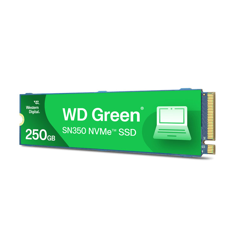Western Digital M.2 250GB WD Green SN350 NVMe PCIe 3.0 x 4 (WDS250G2G0C) thumbnail