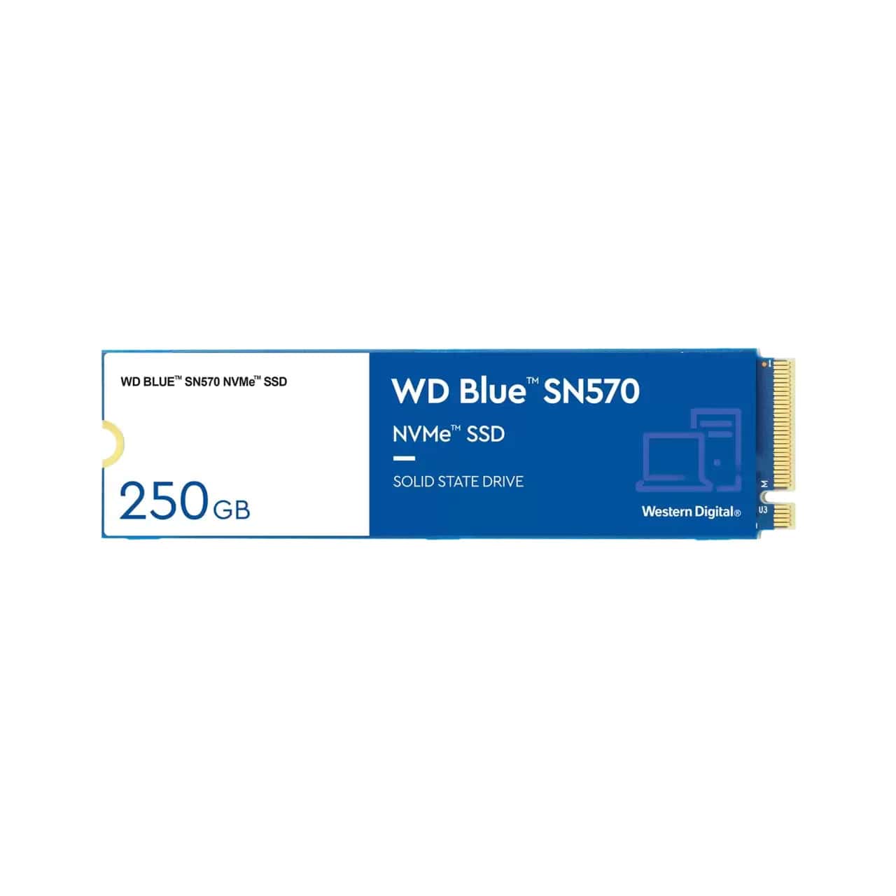 Western Digital WD Blue SN570 M.2 250 GB PCI Express 3.0 NVMe (WDS250G3B0C) thumbnail