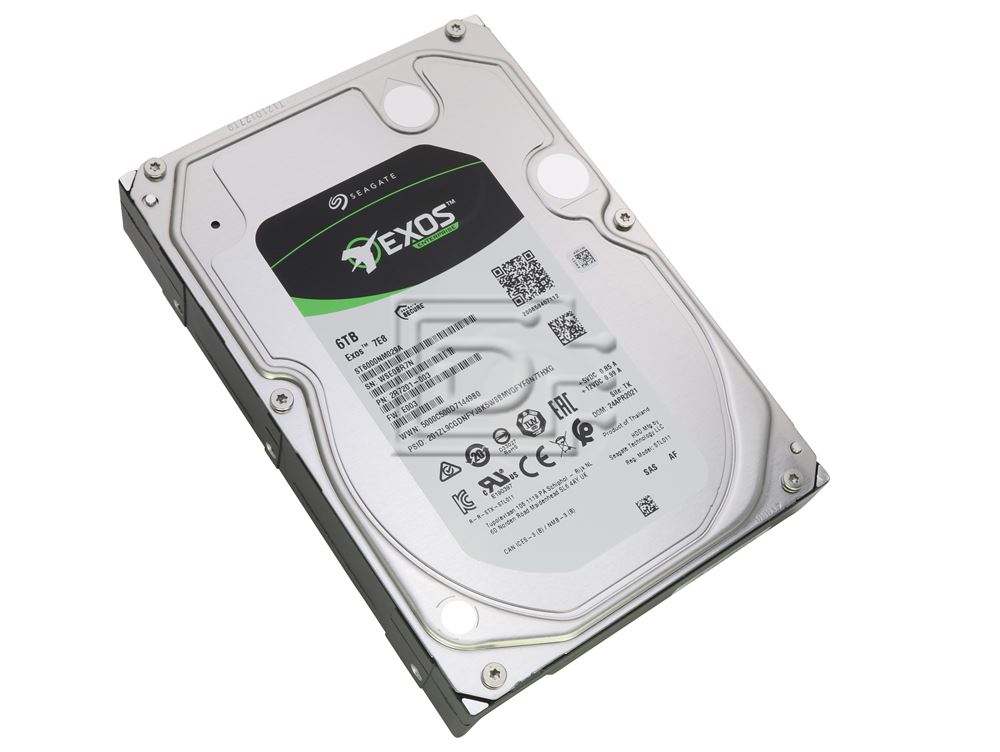 Seagate Exos 7E8 ST6000NM029A 6TB 7.2K RPM SAS 12Gb/s 512e 3.5in Hard Drive (ST6000NM029A) thumbnail