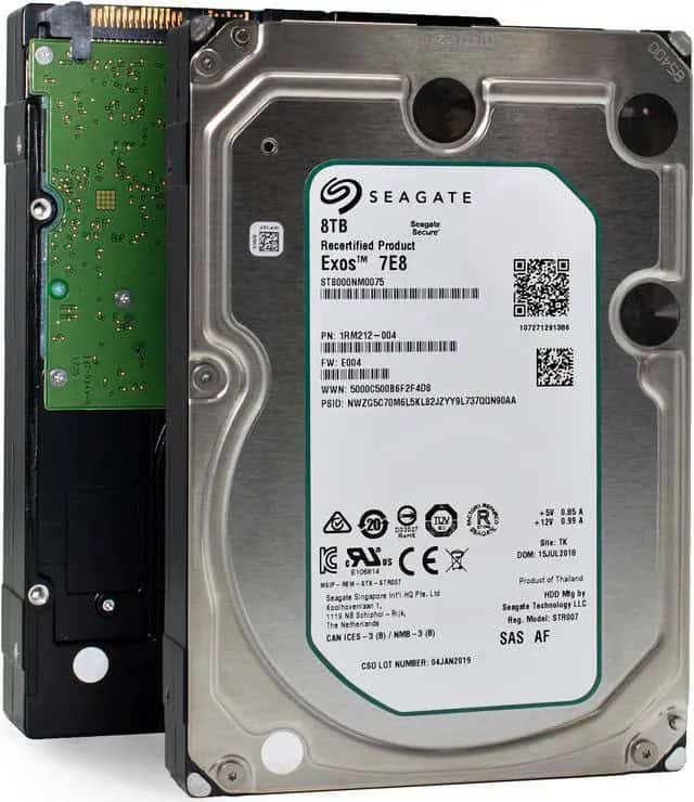 Seagate Exos 7E8 ST8000NM0075 8TB 7.2K RPM SAS 12Gb/s 256MB 3.5 Hard Drive (ST8000NM0075) thumbnail