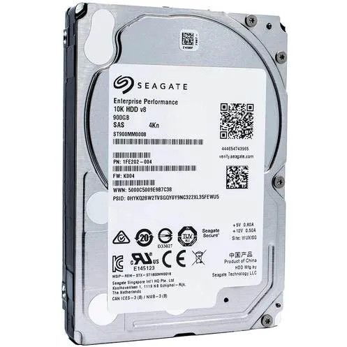 Seagate Enterprise Performance ST900MM0008 1FE202-004 900GB 10K RPM SAS 12Gb/s 4Kn 2.5in Hard Drive (ST900MM0008) thumbnail