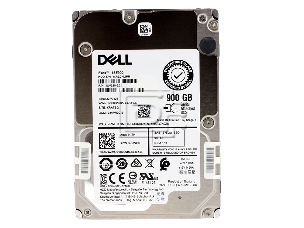 Seagate Exos 15E900 ST900MP0126 900GB 15K RPM SAS 12Gb/s 512n 256MB 2.5 SED-FIPS Hard Drive (ST900MP0126) thumbnail