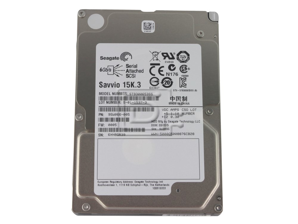 Seagate Savvio ST9300653SS 300GB 15K RPM SAS 6Gb/s 64MB 2.5 Hard Drive (ST9300653SS) thumbnail