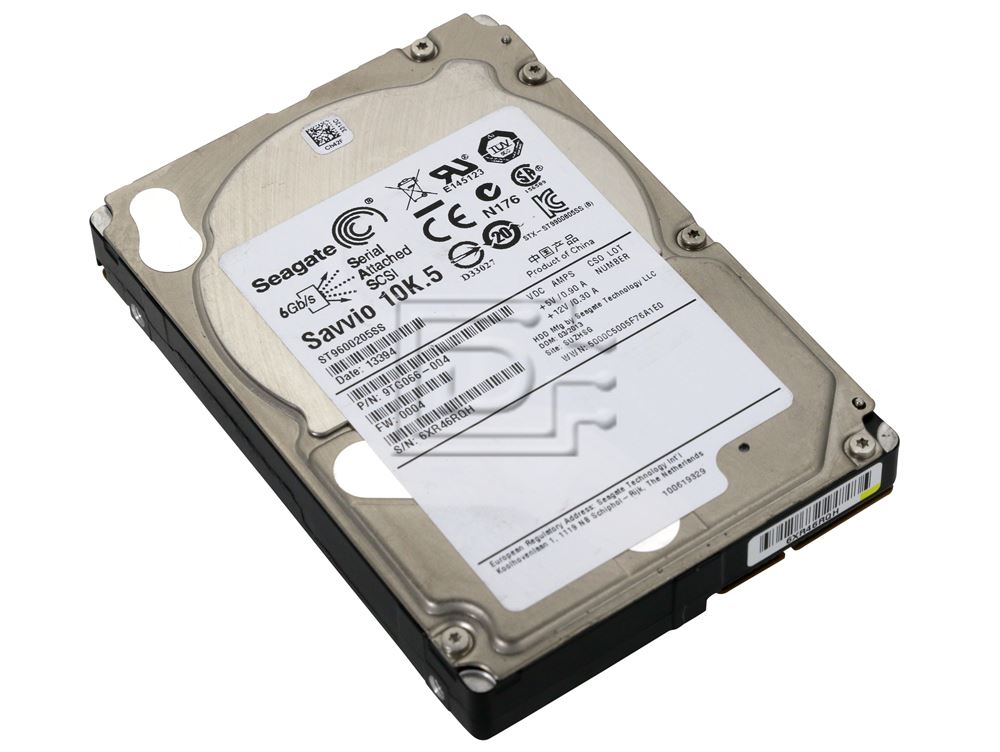 Seagate Savvio 10K.5 ST9600205SS 600GB 10K RPM SAS 6Gb/s 64MB 2.5 Hard Drive (ST9600205SS) thumbnail