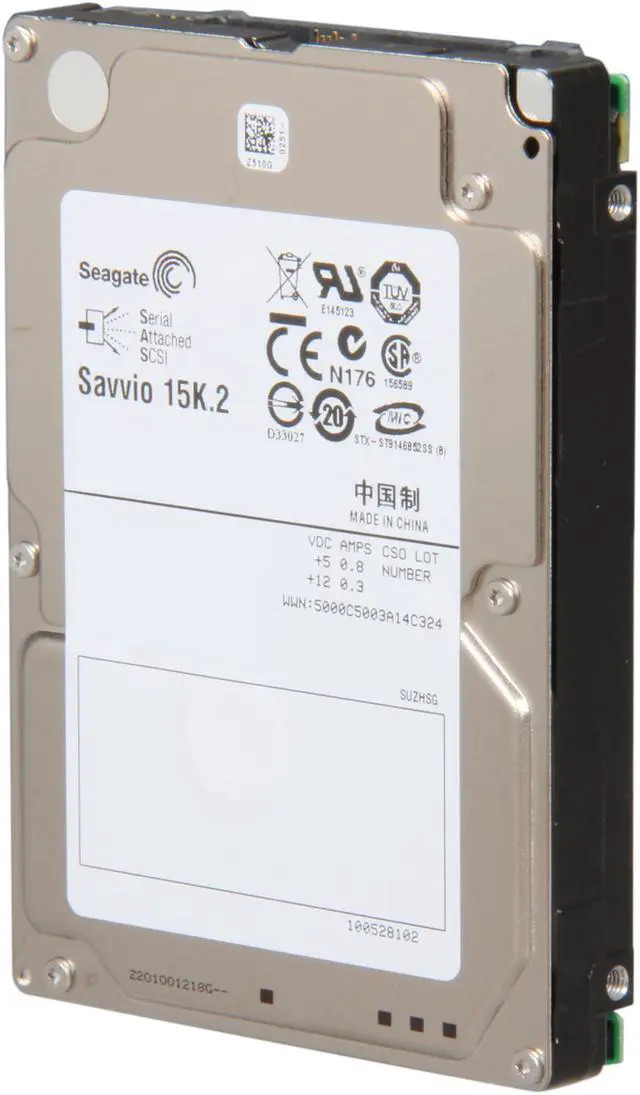 Seagate Savvio 15K.2 ST973452SS 73.4GB 15K RPM SAS 6Gb/s 16MB 2.5 SED-FIPS Hard Drive (ST973452SS) thumbnail