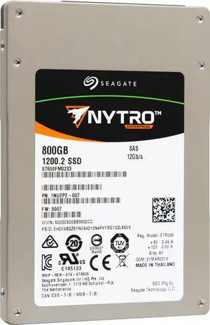 Seagate Nytro 1351 XA960LE10063 960GB SATA 6Gb/s 2.5 Solid State Drive (XA960LE10063) thumbnail