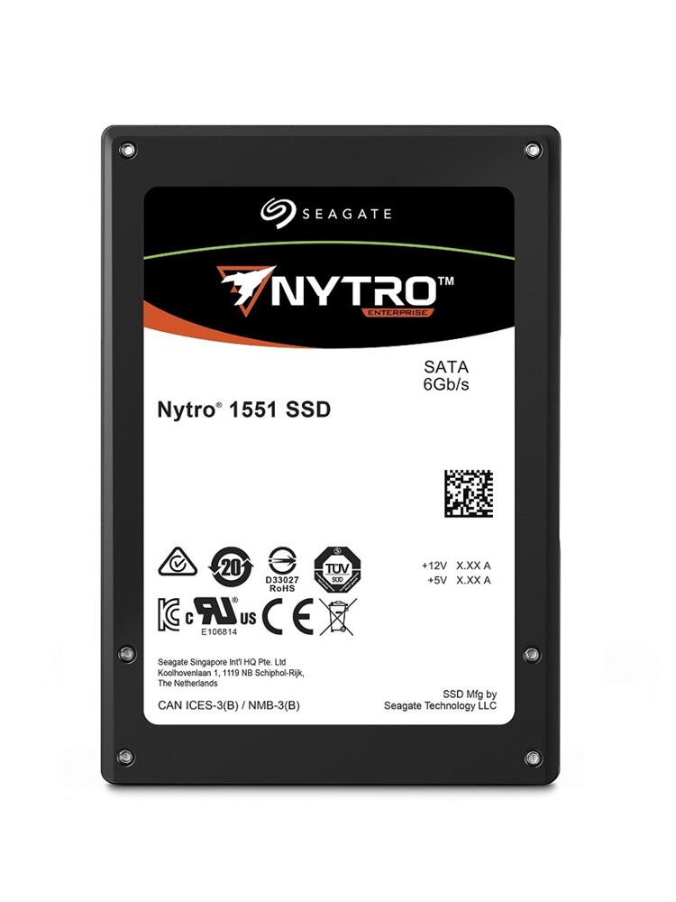 Seagate Nytro 1551 XA960ME10063 960GB SATA 6Gb/s Mixed Use 3D TLC 2.5in Solid State Drive (XA960ME10063) thumbnail