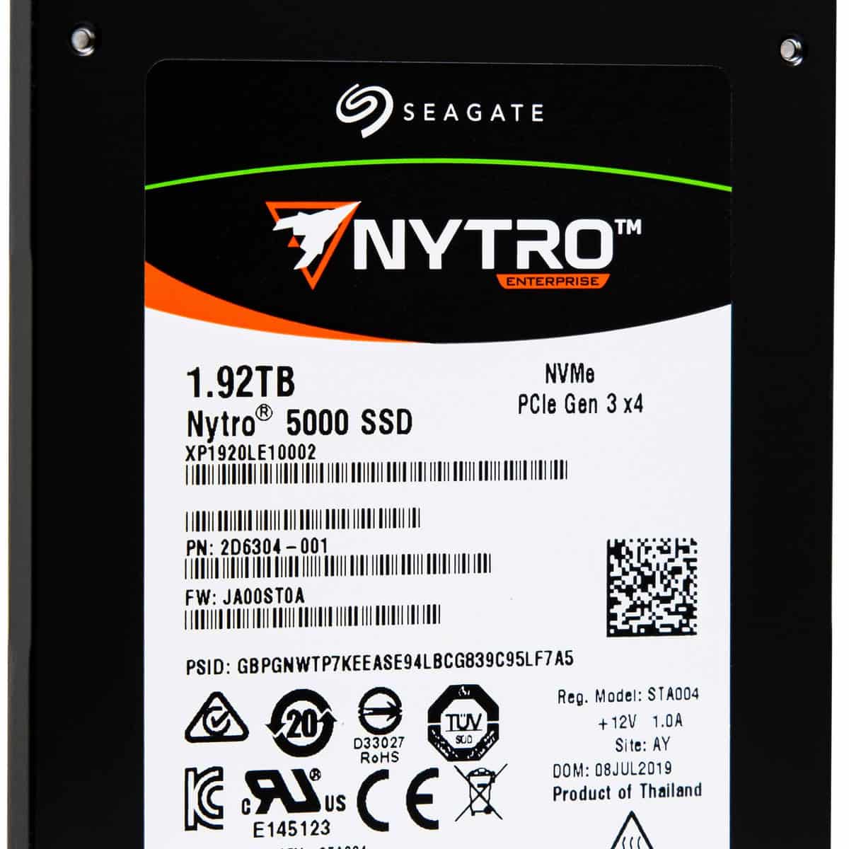 Seagate Nytro 5000 XP1920LE10002 1.92TB PCIe Gen 3.0 x4 4GB/s 2.5 Read Intensive Solid State Drive (XP1920LE10002) thumbnail