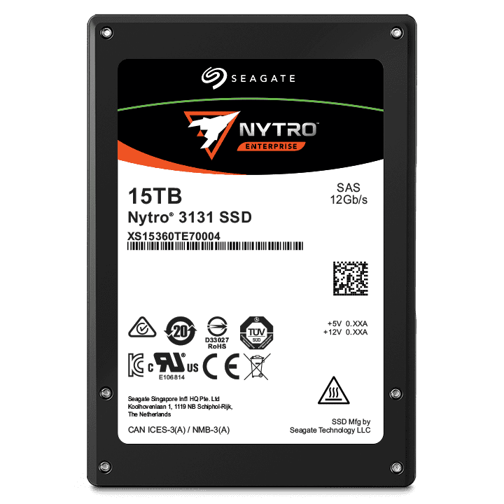 Seagate Nytro 5000 XP960LE30012 960GB PCIe Gen 3.0 x4 4GB/s M.2 SED Solid State Drive (XP960LE30012) thumbnail