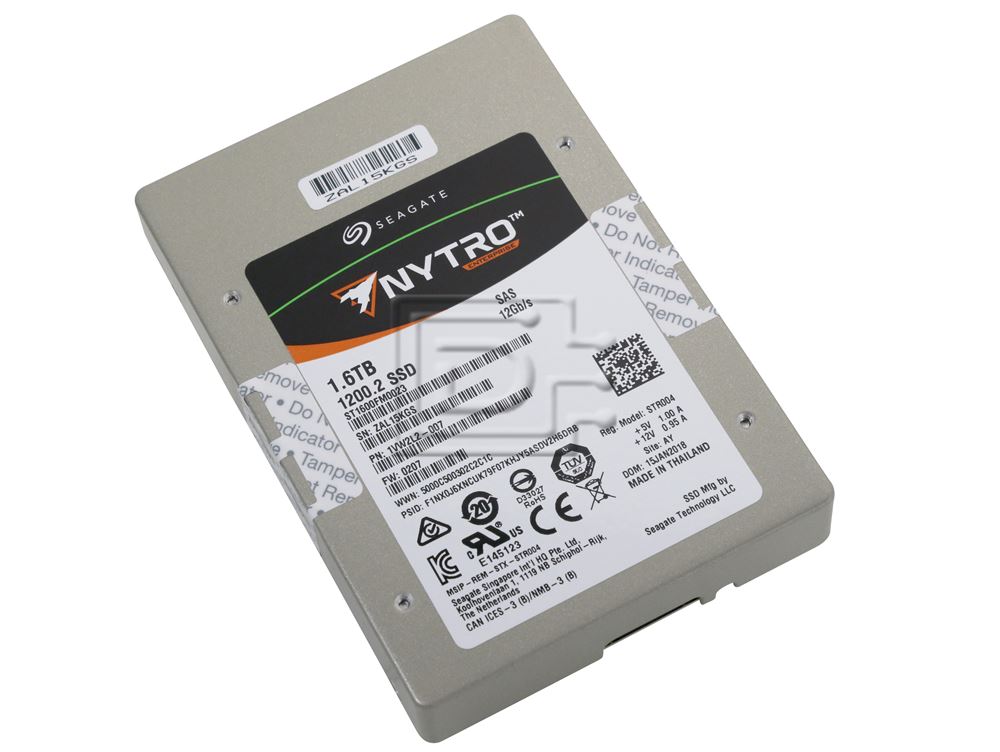 Seagate Nytro 3530 XS1600LE10023 1.6TB SAS 12Gb/s 2.5 Solid State Drive (XS1600LE10023) thumbnail