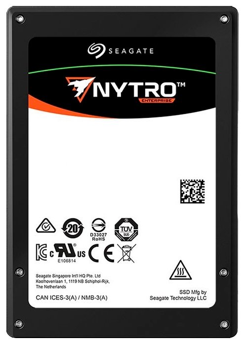 Seagate Nytro 3332 XS3840SE70084 3.84TB 1 DWPD SAS 12Gb/s 3D TLC 2.5in Solid State Drive (XS3840SE70084) thumbnail