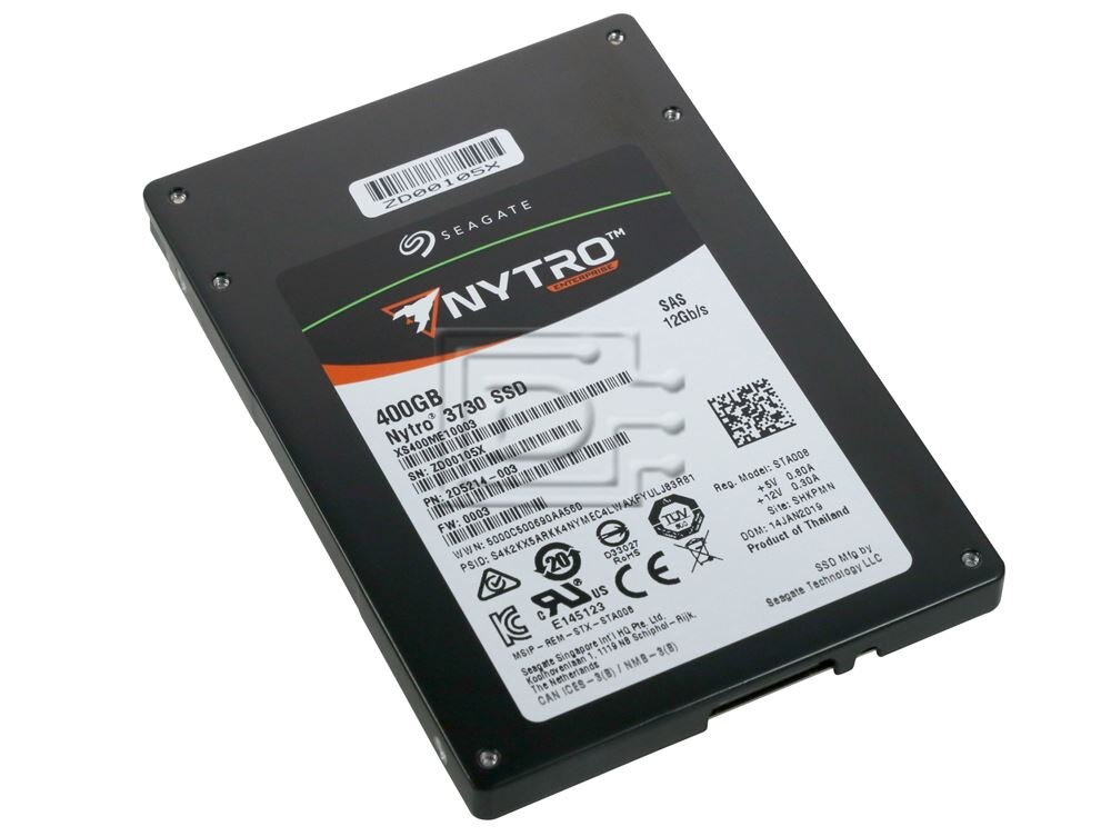 Seagate Nytro 3730 XS400ME10003 400GB SAS 12Gb/s 2.5 Solid State Drive (XS400ME10003) thumbnail