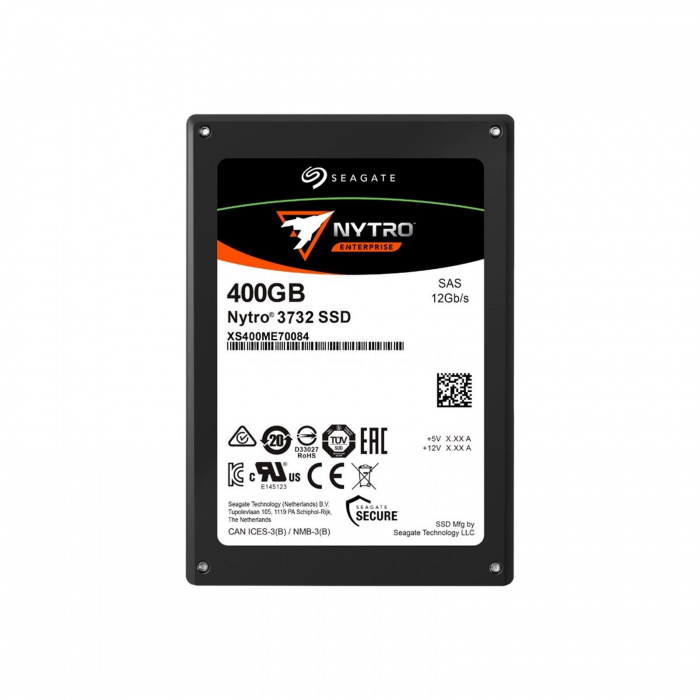 Seagate Nytro 3032 XS400ME70084 400GB 10 DWPD SAS 12Gb/s 3D eTLC 2.5in SSD (XS400ME70084) thumbnail