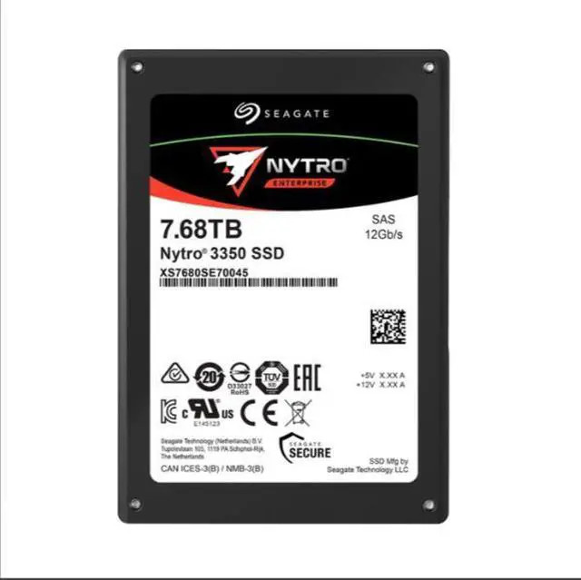Seagate Nytro 3050 XS7680SE70045 7.68TB 1 DWPD SAS 12Gb/s 3D TLC 2.5in Solid State Drive (XS7680SE70045) thumbnail