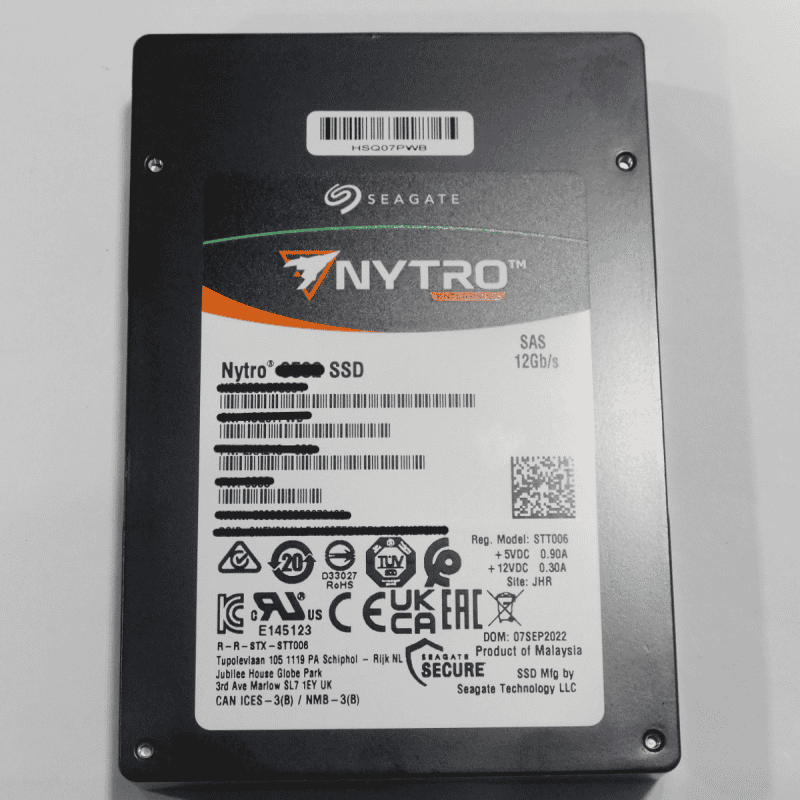Seagate Nytro 3332 XS7680SE70084 7.68TB 1 DWPD SAS 12Gb/s 3D TLC 2.5in Solid State Drive (XS7680SE70084) thumbnail