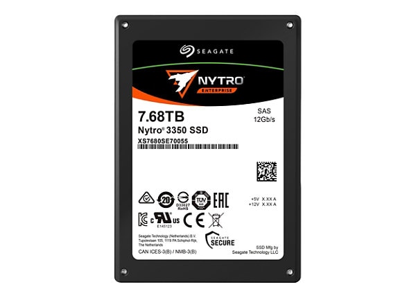 Seagate Nytro 3130 XS7680TE70003 7.68TB SAS 12Gb/s 2.5 Solid State Drive (XS7680TE70003) thumbnail