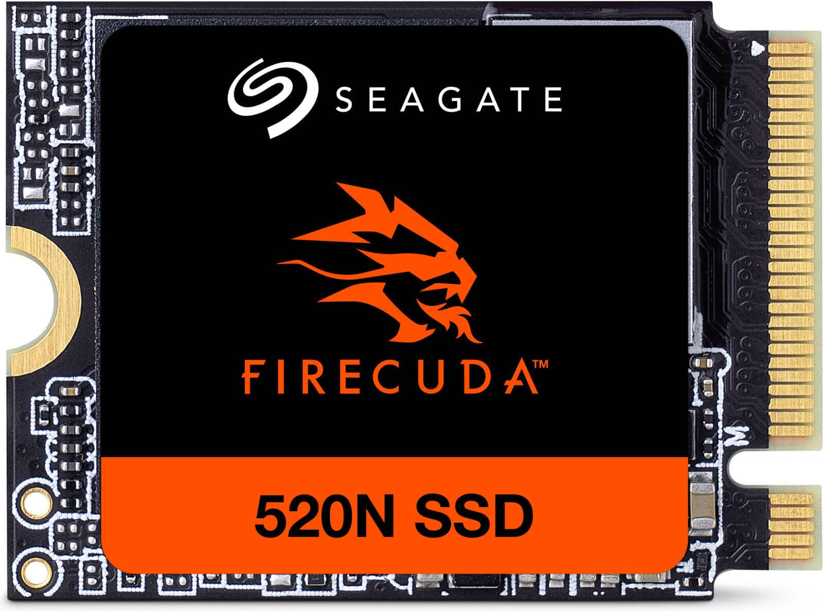 Seagate FireCuda 520N ZP1024GV30002 1TB 600TB TBW PCIe Gen 4 ×4 NVMe 1.4 8GB/s M.2 2230-S2 SSD (ZP1024GV30002) thumbnail