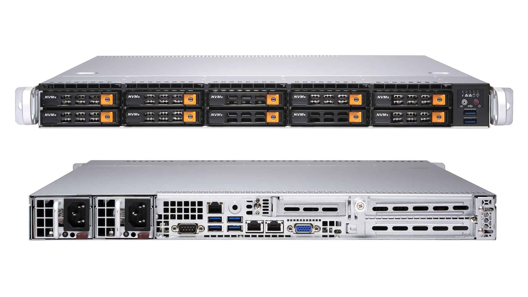 Super Micro Supermicro AS-1114S-WN10RT 1U Server AMD EPYC 7742 64-Core 16x DDR4 DIMM 10x Front 2.5 Bay 2x750W Refurbished (AS-1114S-WN10RT-REF) thumbnail