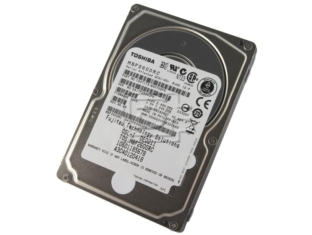 Toshiba MBF2-RC MBF2600RC 600GB 10K RPM SAS 6Gb/s 16MB 2.5 Hard Drive (MBF2600RC) thumbnail