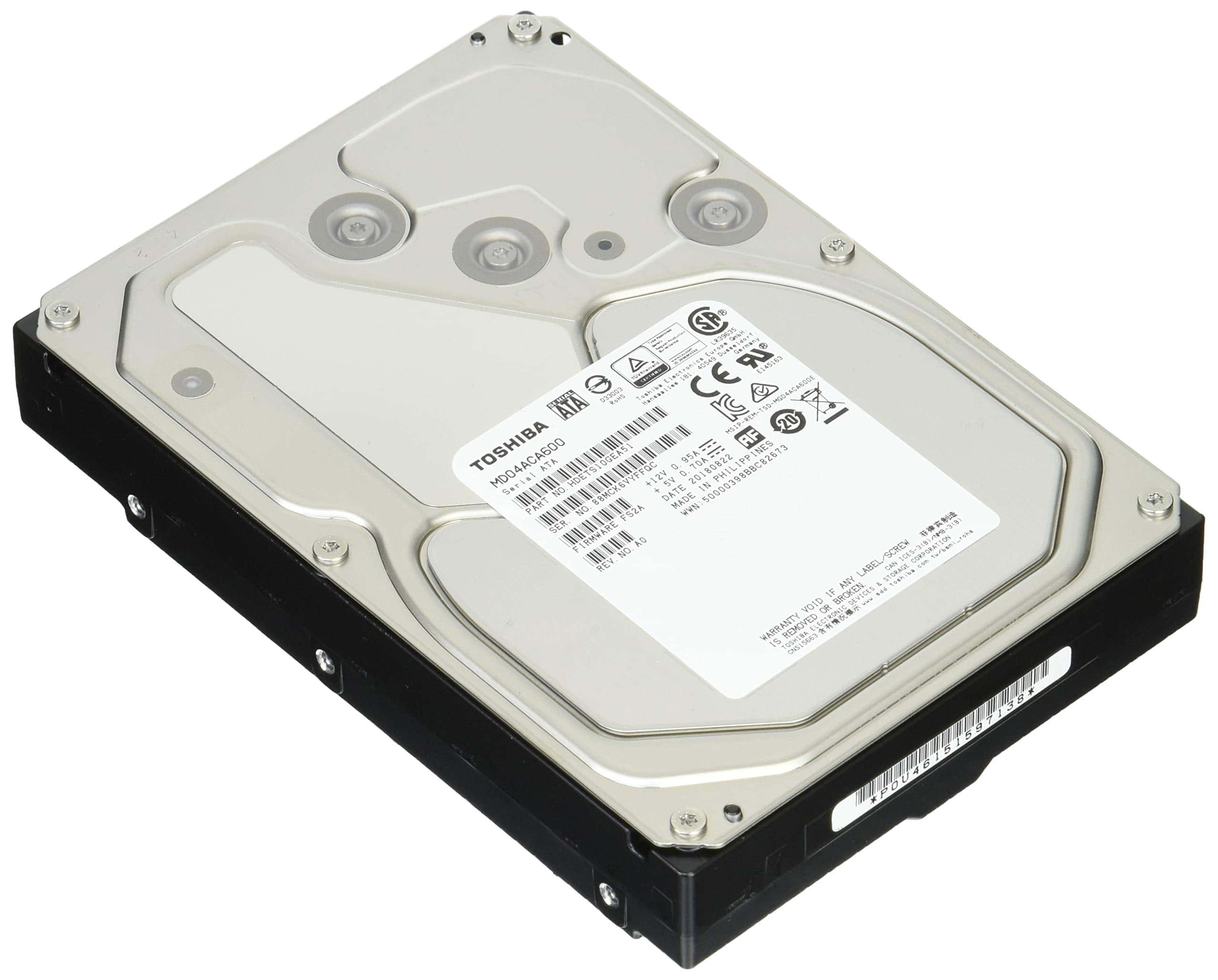 Toshiba MD05 MD05ACA600R 6TB 7.2K RPM SATA 6Gb/s Desktop 3.5in Hard Drive (MD05ACA600R) thumbnail