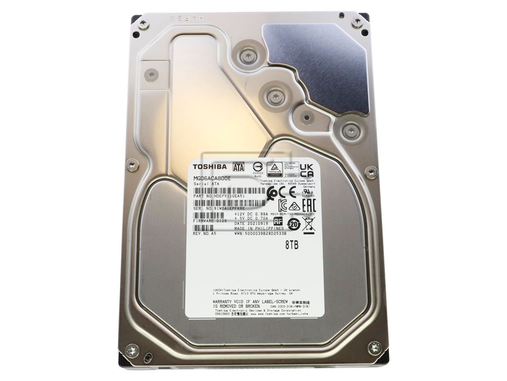 Toshiba MG06 MG06SCA10TA 10TB 7.2K RPM SAS 12Gb/s 4Kn 3.5in Hard Drive (MG06SCA10TA) thumbnail