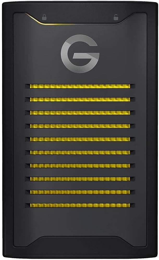 Western Digital G-Technology ArmorLock 0G10484-1 2TB USB 3.2 Gen 2 USB-C 10Gbps Portable NVMe SSD (0G10484) thumbnail