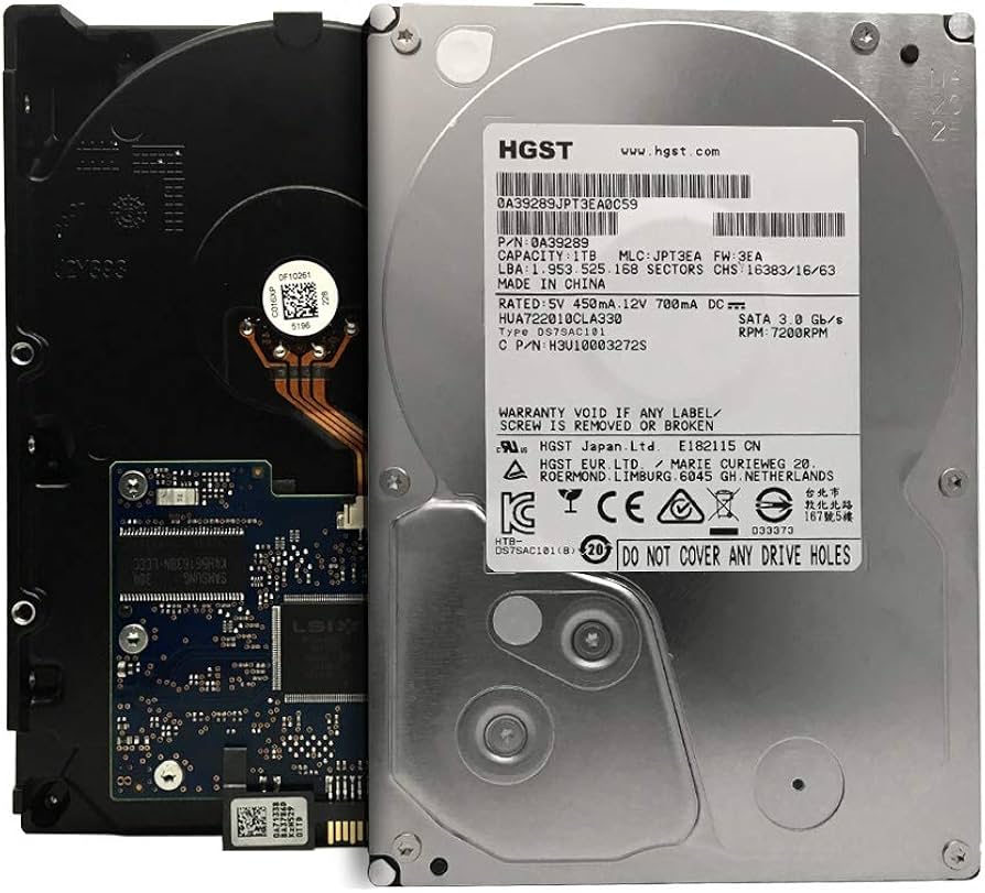Western Digital HGST Ultrastar A7K2000 HUA722010CLA330 0A39289 1TB 7.2K RPM SATA 3Gb/s 32MB 3.5 Hard Drive (HUA722010CLA330_0A39289) thumbnail