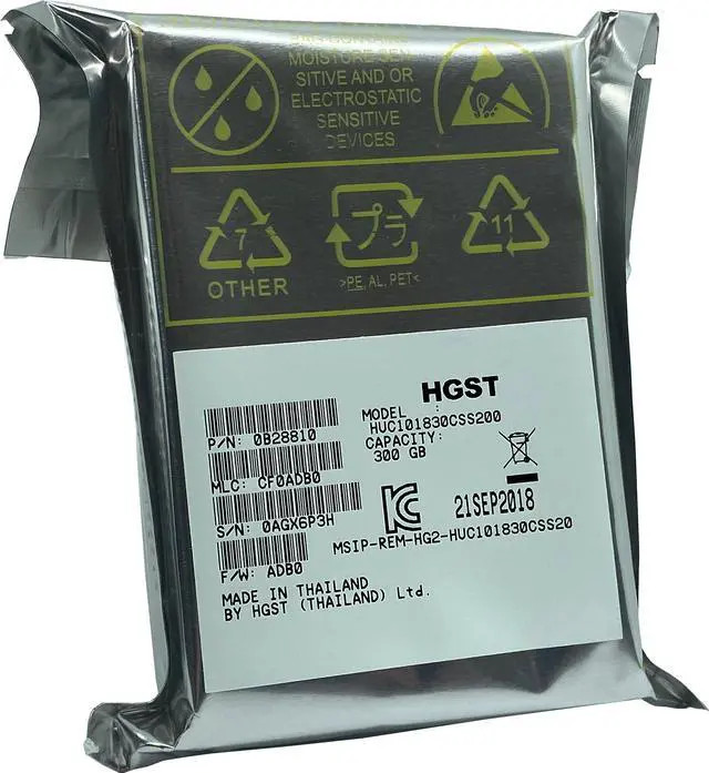 Western Digital HGST Ultrastar C10K1800 HUC101830CSS205 0B31303 300GB 10K RPM SAS 12Gb/s 512n 128MB 2.5 TCG-FIPS Hard Drive (HUC101830CSS205_0B31303) thumbnail