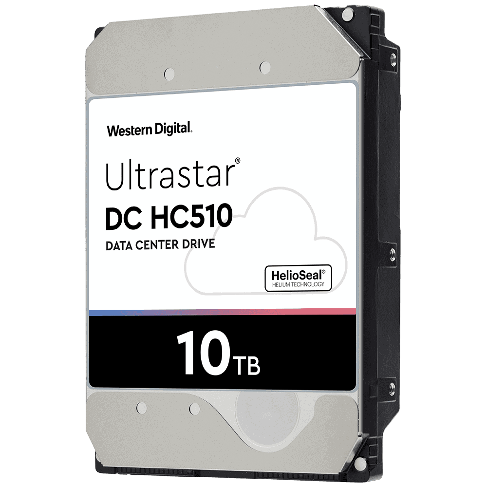 Western Digital Ultrastar DC HC510 HUH721010ALE604 0F27488 10TB 7.2K RPM SATA 6Gb/s 512e Power Disable Pin SE 3.5in Hard Drive (HUH721010ALE604-0F27488_PWR) thumbnail