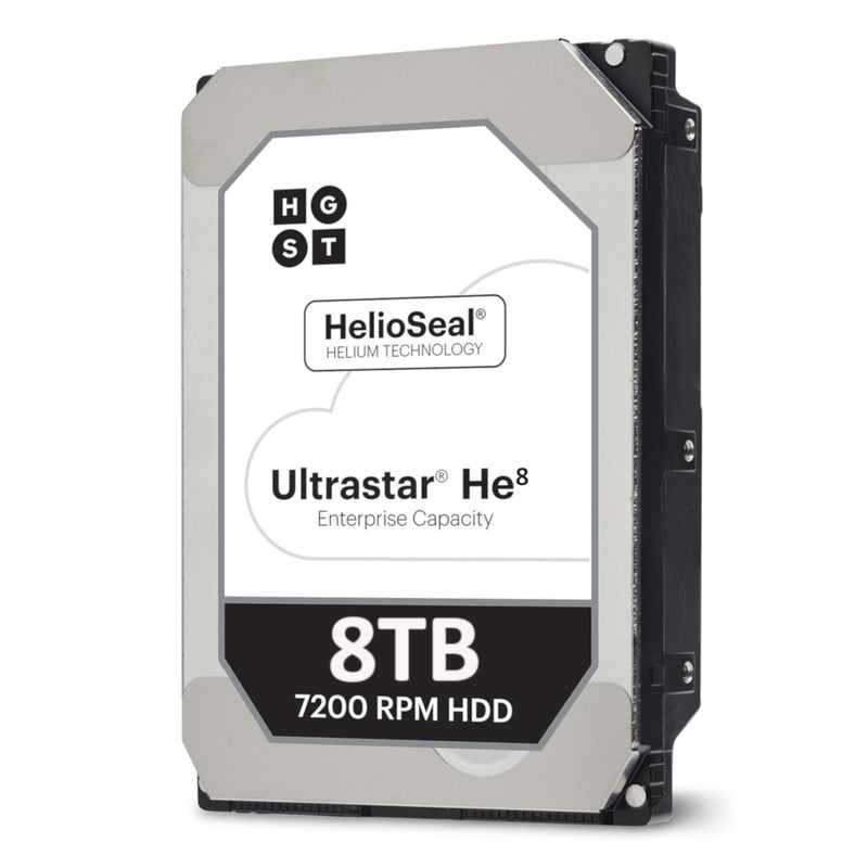 Western Digital Ultrastar He8 HUH728080ALE601 0F23763 8TB 7.2K RPM SATA 6Gb/s 512e 3.5in Hard Drive (HUH728080ALE601) thumbnail