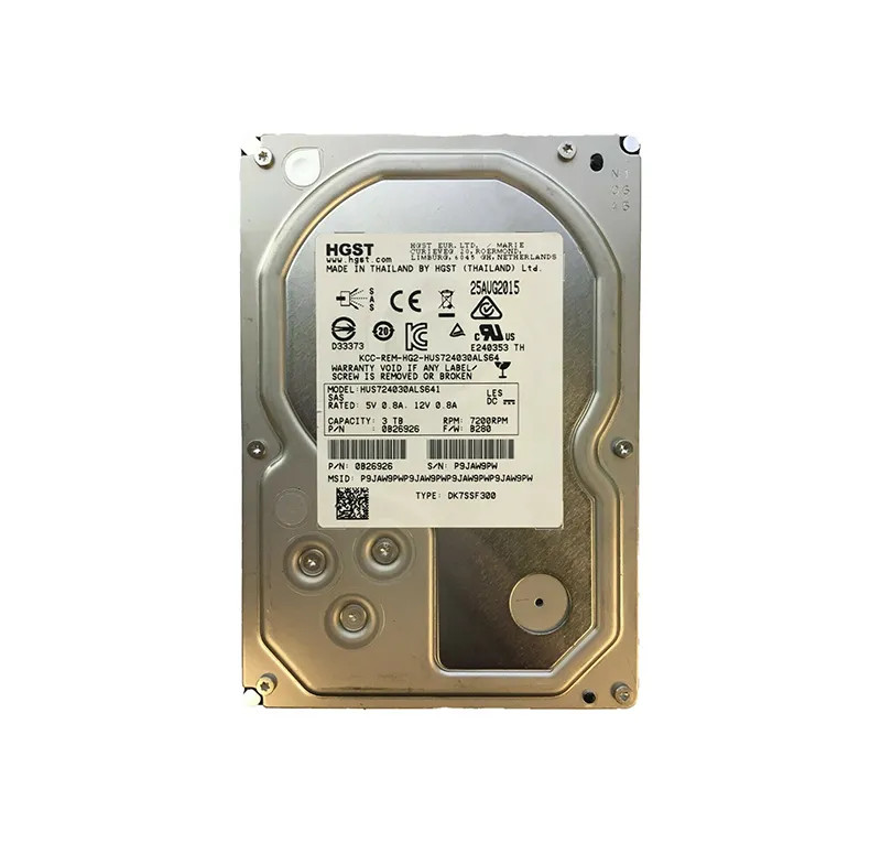 Western Digital HGST Ultrastar 7K3000 HUS723030ALS641 3TB 7.2K RPM SAS 6Gb/s 3.5 Hard Drive (HUS723030ALS641) thumbnail