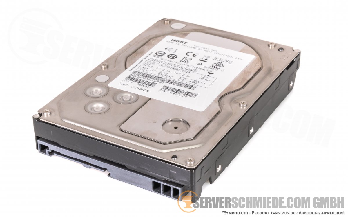 Western Digital HGST Ultrastar 7K4000 HUS724020ALS640 0B26887 2TB 7.2K RPM SAS 6Gb/s 32MB 3.5 Hard Drive (HUS724020ALS640_0B26887) thumbnail