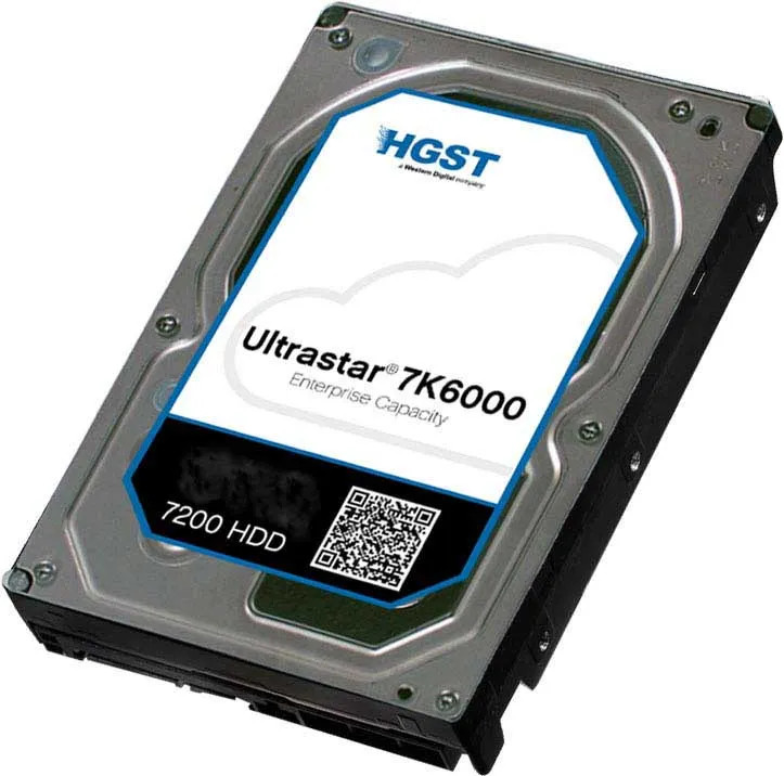 Western Digital HGST Ultrastar 7K6000 HUS726020AL5214 0F22819 2TB 7.2K RPM SAS 12Gb/s 512e 128MB 3.5 SE Hard Drive (HUS726020AL5214) thumbnail