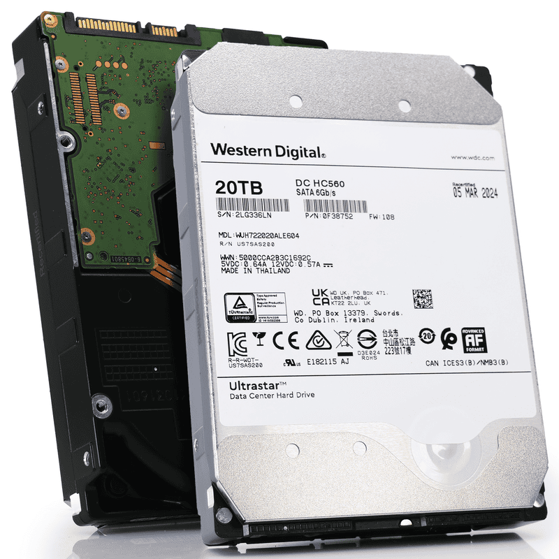 Western Digital HGST Ultrastar 7K6000 HUS726020ALN614 0F23030 2TB 7.2K RPM SATA 6Gb/s 4Kn 128MB 3.5 SE Hard Drive (HUS726020ALN614) thumbnail
